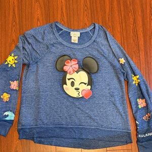 Disney Aulani Sweatshirt with Minnie Mouse Emoji
